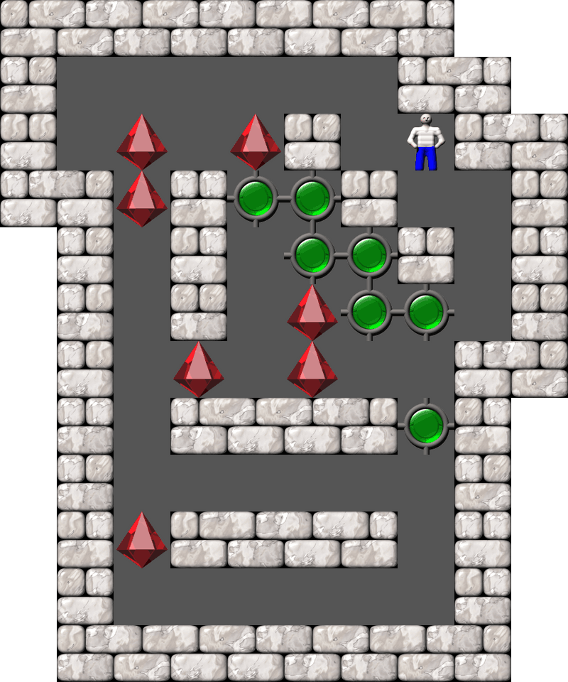 Sokoban Chrysalis Variations 01 level 4